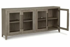 Dalenville Accent Cabinet -FURNITURE shop A4000421 ANGLE OPEN SW P1 KO