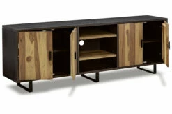 Bellwick Accent Cabinet -FURNITURE shop A4000548 ANGLE OPEN SW P1 KO