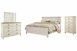 Willowton Bedroom Packages -FURNITURE shop B267 31 36 46 58 56 94 SW P1 KO