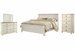 Willowton Bedroom Packages -FURNITURE shop B267 31 36 46 58 56 99 SW P1 KO