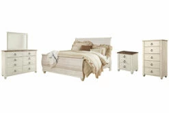 Willowton Bedroom Packages -FURNITURE shop B267 31 36 46 78 76 97 92 SW P1 KO