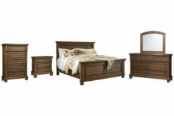 Flynnter Bedroom Packages -FURNITURE shop B719 31 36 46 57 54 96 92 SW P1 KO