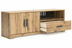 Larstin TV Stand 10 Larstin TV Stand -FURNITURE shop EW2712 268 ANGLE OPEN SW P1 KO