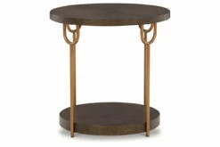 Brazburn End Table -FURNITURE shop T185 6 HEAD ON SW P1 KO