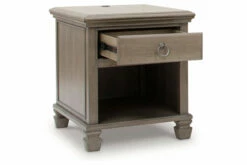 Lexorne End Table -FURNITURE shop T924 3 ANGLE OPEN SW P1 KO