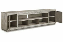 Naydell TV Stand -FURNITURE shop W996 78 ANGLE OPEN SW P1 KO
